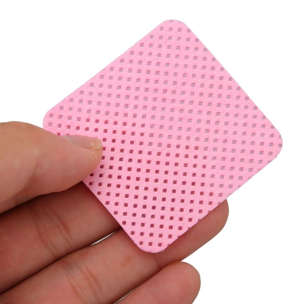 1000 Pcs Nail Polish Remover Pads – Non-Woven Fabric Wipes for Eyelash Glue & Makeup Tools, Soft & Absorbent Cleaning Pads