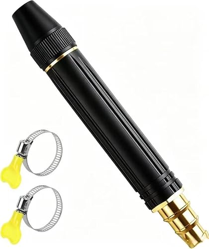 New Jet Nozzle Power Washer for Garden Hose, Garden Hose Nozzle High Pressure Powerful Cleaning Spray Evenly, High Pressure Hose Nozzle for Car Washing (A) (B)