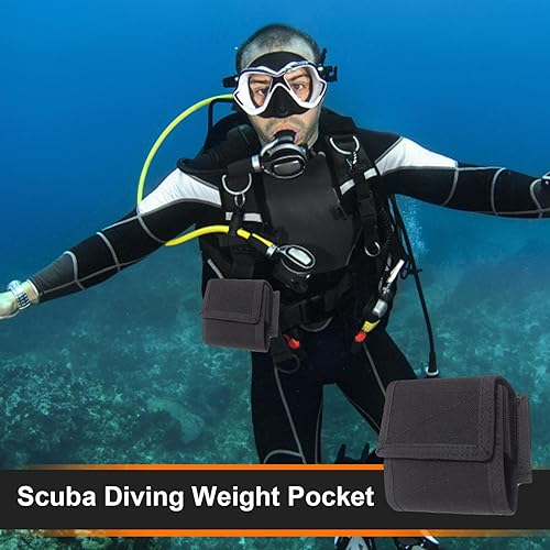 mergulho - armazenamento subaquática portátil,Saco equipamento bolso segurança 2 kg, acessórios bóia