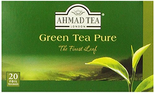 Ahmad Tea Green Tea Pure, 20-Count Boxes (Pack Of 6) #TOP15