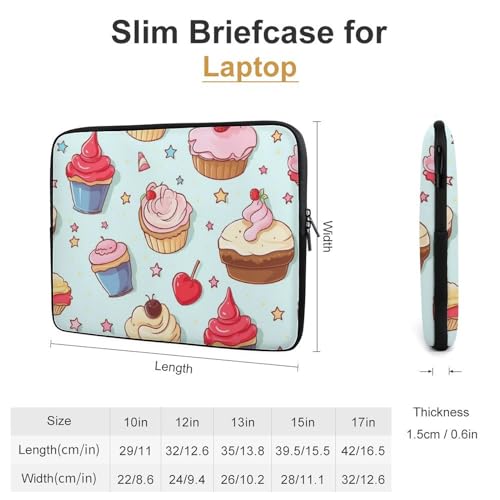Funda para laptop con diseño de pastel 10 pulgadas miniatura 2