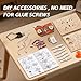 Wooden Drone Model Kit, DIY Wooden Assembly RC Drone Kit, Holz-DIY-Drohnenbausatz, 3D Drohne Bausatz mit Fernsteuerung, DIYs Mini Holz-Drohne RC-Quadcopter-Bausätze für Kinder und Anfänger