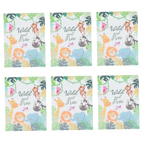 Invitaciones de la jungla 25 piezas para cumpleaños de niños tarjetas para fiestas infantiles
