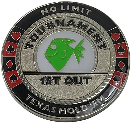 1st Out Funny Poker Trophy Poker Weight image 3