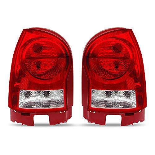 Par Lanterna Traseira Gol G4 2006 07 08 09 10 11 Vermelha Bicolor