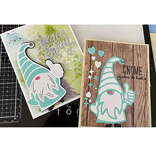 1Pcs Gnome Die Cuts For Card Making, Santa Claus Gnome Dies For Easter, St. Palit's Day Diy Decoration Supplies, Metal Cutting Dies Scrapbooking Die-Cuts/ Stencils For Diy Scrapbooking Photo Album #TOP4