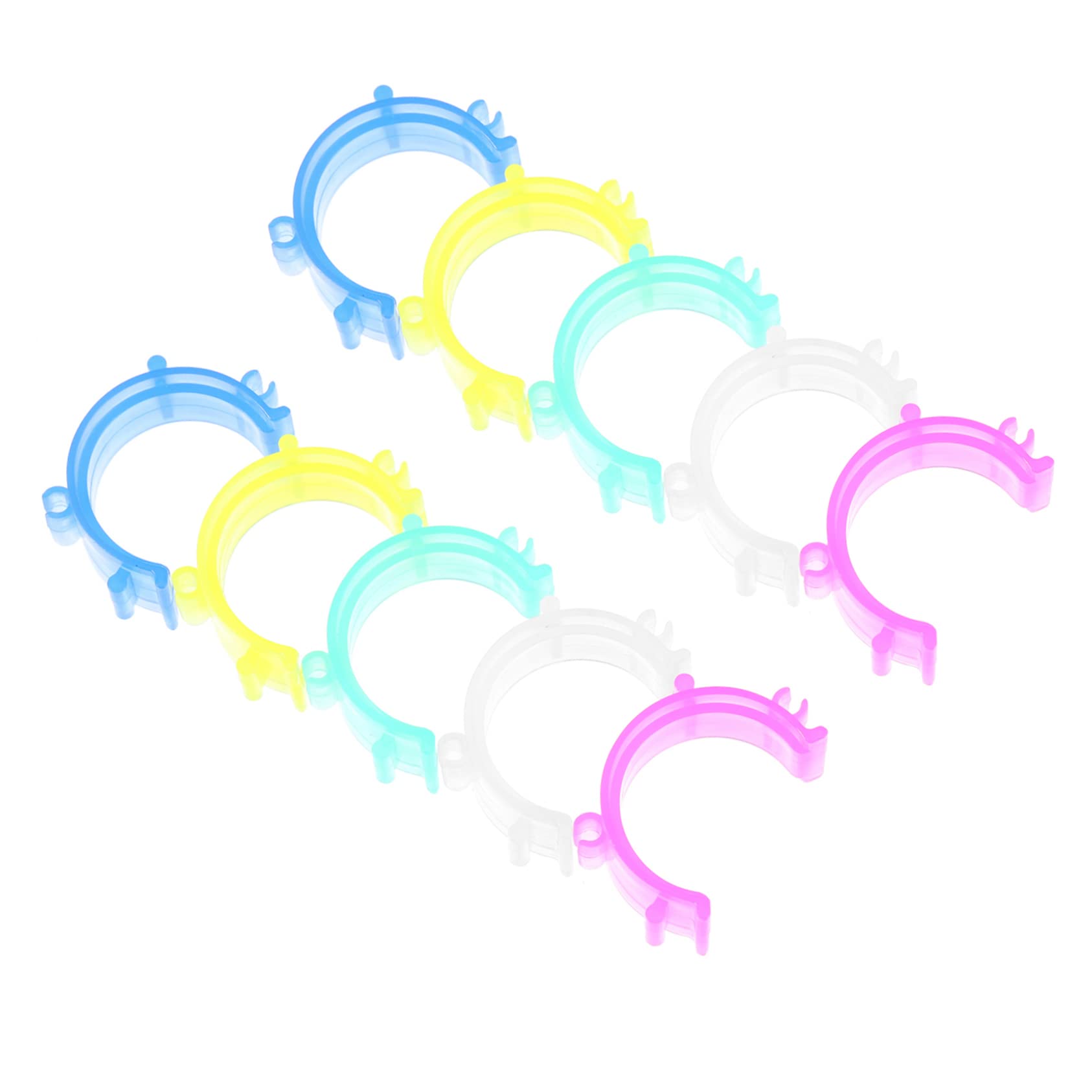 POPETPOP 100Pcs Embroidery Bobbin Clips Sewing Thread Holders for Quilting Prevents Unraveling Durable for Beginners and Professionals Organize Your Sewing