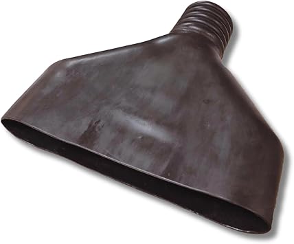 F1550 - Crushproof Tubing 3" x 15.5" ID oval garage exhaust tailpipe adapter. Connects to the FLT300 or FLT400.