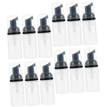15 Pack Black PET Foaming Bottles for Travel and Gym Bags