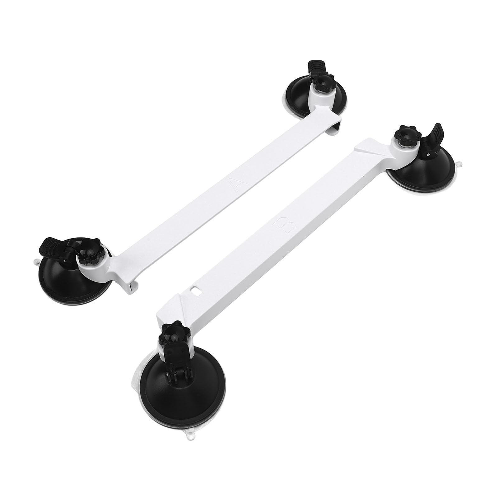 Montaje de satélite para coche sin taladrar: kit compacto de ventosa fuerte blanco 8