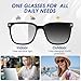 LVTEL Smart Glasses - Anti Blue Light & Photochromic Bluetooth Sunglasses, UV Protection, Hands-Free Calls & Audio, Voice Assistant for Men/Women