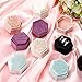 WantGor Velvet Jewelry Ring Box, 3 Slots Hexagon Ring Gift Box Vintage Ring Display Holder Case for Wedding Ceremony Proposal Engagement (Beige, 3 Slots)