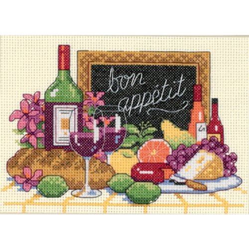 Dimensions Needlecrafts 6915 Counted Cross Stitch, Bon Appetit