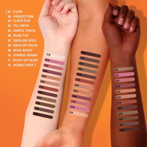 Image of Retractable Lip Liner Pencil for Shaping & Sculpting Lips,Creamy Matte Gel Crayon Lip Liner Pencil delineador de labios,Long Lasting Waterproof Lipstick LipLiner (09#, 1 Count (Pack of 1))