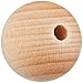 Produktbild Rohholzkugel Holzkugel Kugel Holz Buche durchbohrt Ø 30 mm ø 6 mm 50 Stück