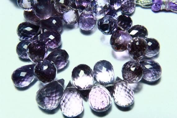 Améthyste naturelle en gouttes facettées LKBEADS pour sublimer vos ateliers de loisirs créatifs