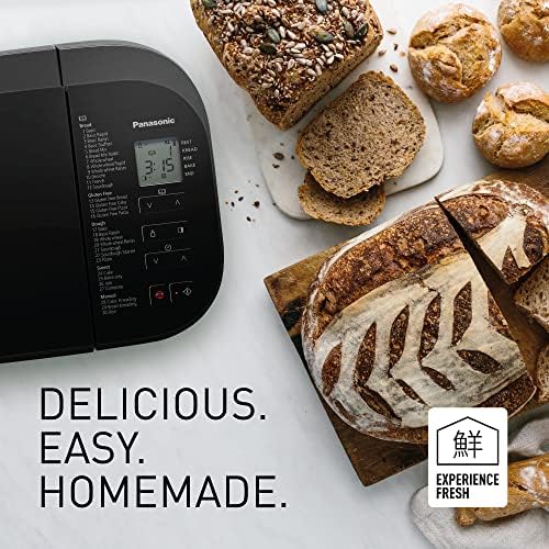 Panasonic SD-R2530KXC Automatic Breadmaker with nut dispensers and gluten free programmes  Black