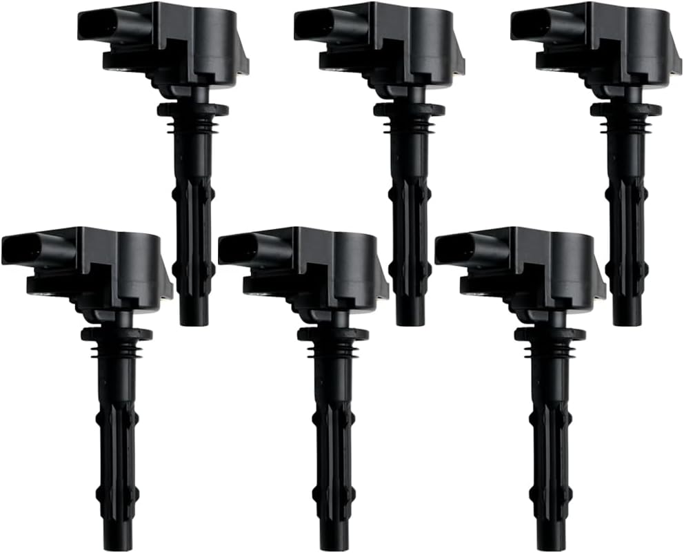 Ignition Coil Pack Uf535 Set Of 6 Compatible With Mercedes-Benz C230 C280 C300 C350 CLK350 E350 GLK350 ML350 ML450 R350 S400 SLK280 SLK300 SLK350 Sprinter 2.5L 3.0L 3.5L V6 M272