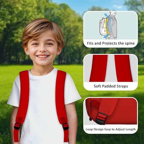 Image of Fire Engine Toddler Backpack for Little Kids Water Resistance Kindergarten Preschool Bags Children Schoolbag Cute 3D Animal Cartoon Backpacks Gifts for Baby Boys Girls
