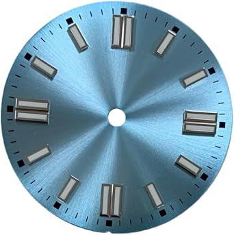 28.5mm Sunburst Watch Dial, a Sterile Timepiece Face 3h Crown No Date Mod for Seiko NH35 Miyota 8215 ETA 2836 Movement