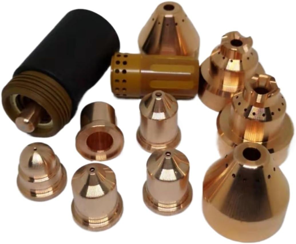 Plasma Cutting Consumables Electrode 220842 Nozzle 220816 Shield 220817 and Swirl Ring 220857 Welding nozzles(20pcs x 220816)