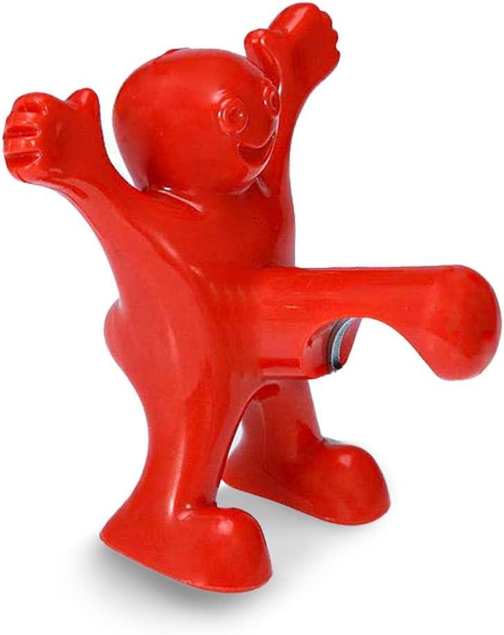 – Happy Men Set – Bottle Opener – Wine Stopper – Corkscrew – 8 Cm Tall