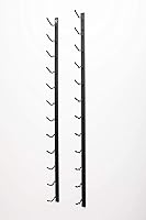 Vista 2 de Estante de vino flotante fácil de instalar Estante de vino vertical de montaje en pared Estante de vino comercial montado en la pared Estante