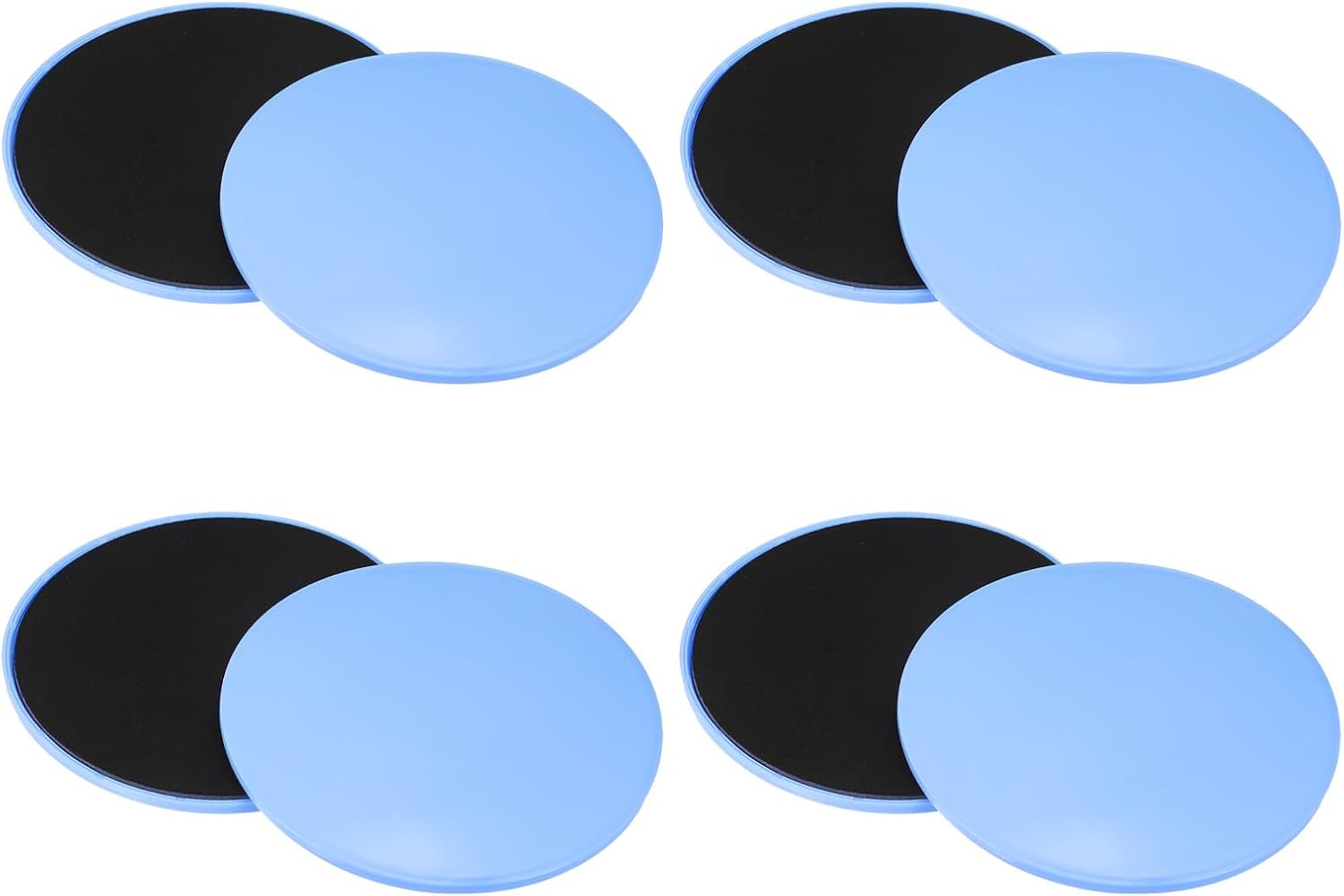 PATIKIL Core Sliders for Working Out Dual Sided Exercise Sliders Fitness Workout Strength Slides Discs for Gym Carpet Hardwood Floor