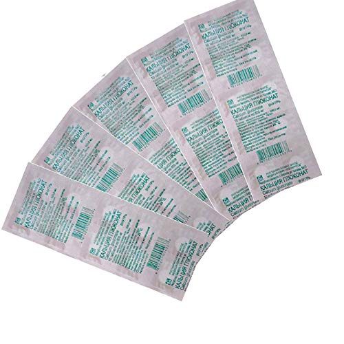 Calcium Gluconat Nahrungsmittel 50 Tab. je 500mg Kalzium I Herzaktivität I Starke Knochen Cover