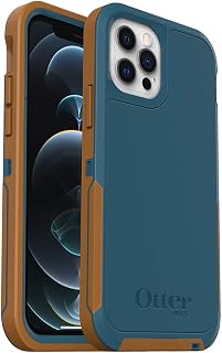 OtterBox iPhone 12 & 12 Pro (Holster Available Upon reqeust and not Included) Defender Series XT Case - Autumn Lake, screenless, Rugged, Snaps to MagSafe, Lanyard Attachment Blue