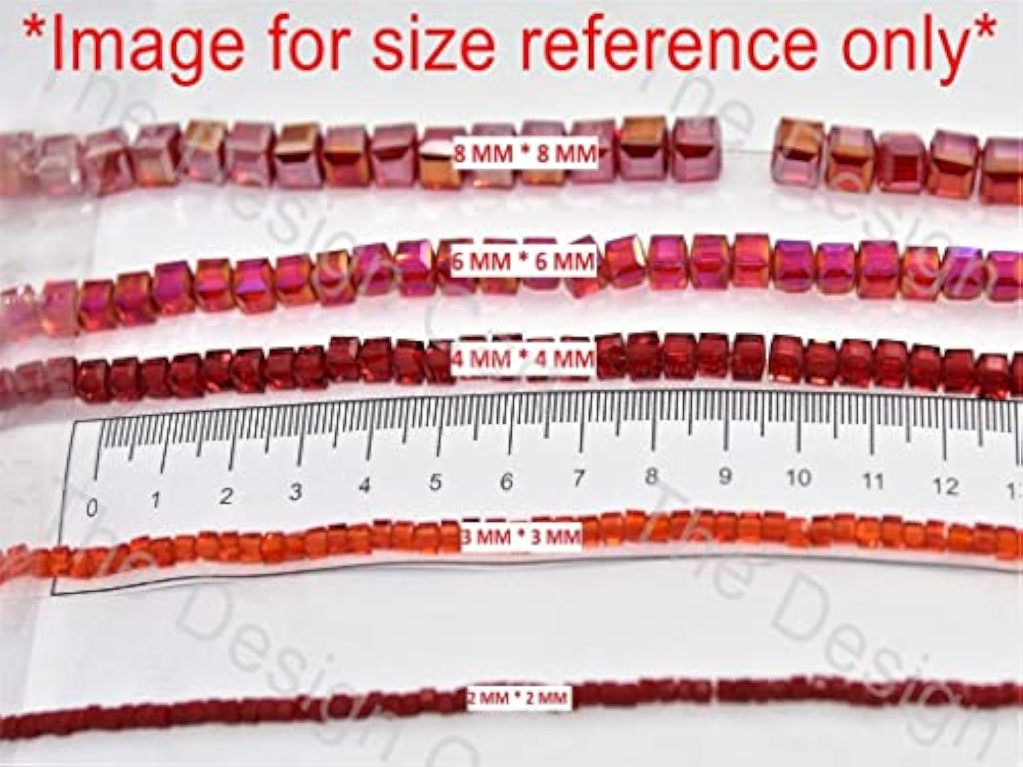Purple Transparent Rainbow Cubic Crystal Beads for Macrame