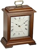 Seiko Mantel Chime Carriage Clock Cherry Finish Solid Wood Case