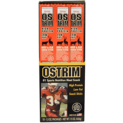 Ostrim High Protein Beef & Elk Snack Stick - Teriyaki (10 Sticks)