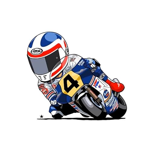 Fun Anime Motorcycle and Rider -974 Guardian Dragon Sticker Decals, Laptop, Home Decoration, Car, Truck, Funny, Tumblr, Motorcycle Helmet, Bumper Sticker, Made in The U.S.A
