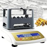 GLBMXDD Detector de pureza de Oro, comprobador de Valor K de Oro, densímetro de Oro y Plata, máquina de Prueba de Metales Preciosos, precisión de pesaje de 0,01 para Pruebas de joyería. 300k