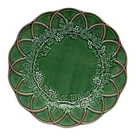 Bordallo Pinheiro Hunting Dinner Plate, 11", Green Cover