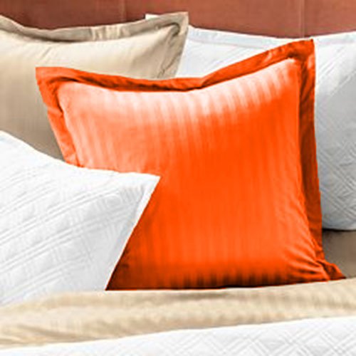 2 pares de fundas de almohada Oxford de algodón egipcio de 600 hilos, 50 x 90 cm, color rojo ladrillo