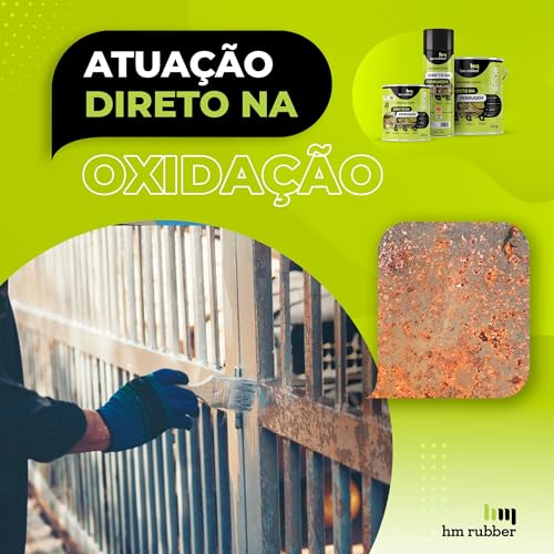 Spray Borracha Líquida Aerosol Hm Rubber 400ml Spray (Aluminio/Prata/Prateado)