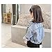 HappyERA Pearls Beading Denim Jacket for Girls Fashion Coat Baby Girls Clothes Outerwear Long Sleeve Jean Coat - 150cm
