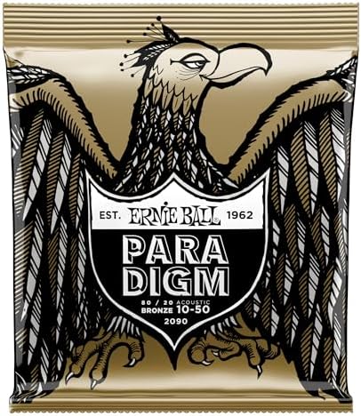 Ernie Ball Paradigm Extra Light 80/20 Bronze Acoustic Guitar Strings, 10-51 Gauge (P02090) image 3