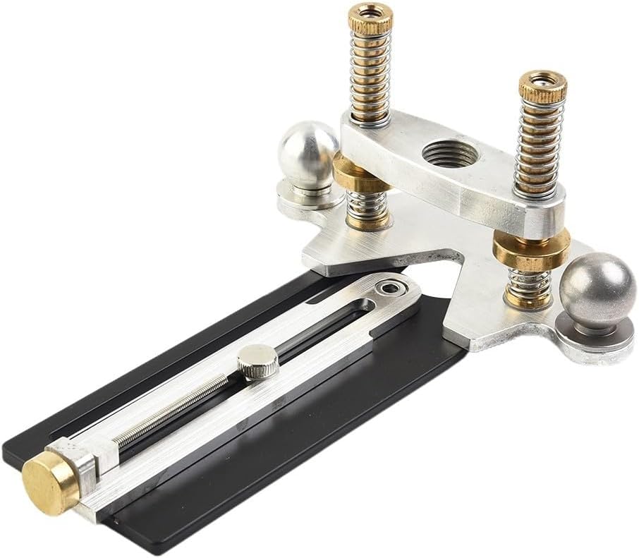 2 in 1 Rotary Tool Plunge Router Base with Guide Soundhole and Rosette Routing Jig, Guitar Sound Hole Router Rosette Routing DIY Milling Circular Hole Luthier Tool
