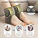 Inknows Foot Triple Method Massager - Cordless Portable Foot and Ankle Massager with 3D Heat Wrap, Adjustable Fit & Soothing Vibration Foot Massagers, Ideal Gift for Parents – Gray