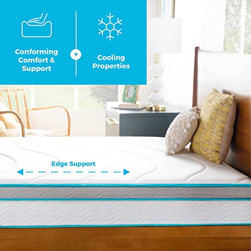 Linenspa 10 Inch Memory Foam And Innerspring Hybrid – Full Mattress – Bed In A Box – Medium Feel Mattress #TOP4