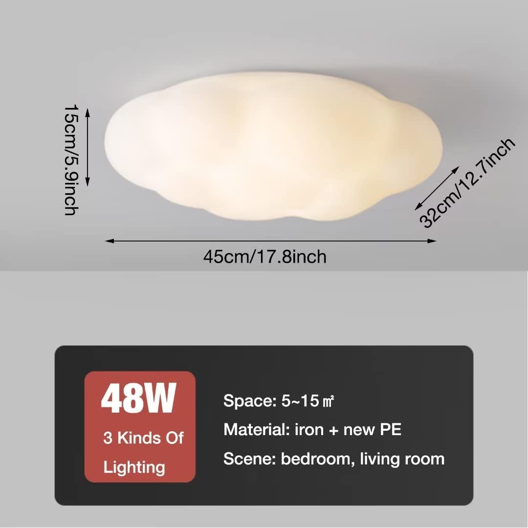 DUNMW Creatieve roze wolk led-plafondlamp, fantasierijk design