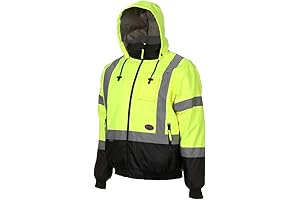 Hi Vis Safety Bomber Jacket for Men