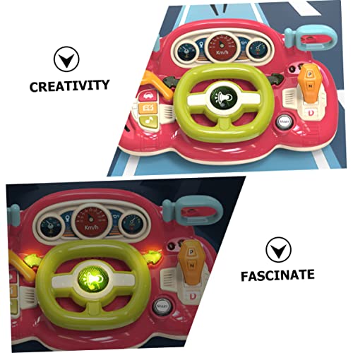ibasenice 2 Pçs Simulação Volante Quebra-Cabeça Brinquedos Carros Brinquedo Crianças Carro Brinquedo