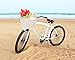 Colorbasket Adult Front Handlebar Wicker Bike Basket, White
