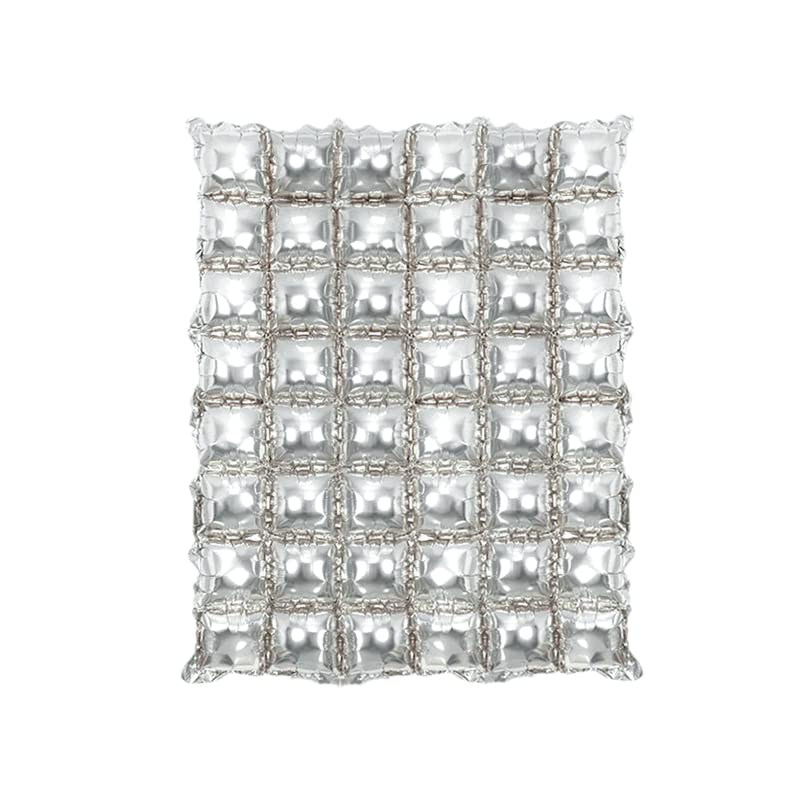 HiPPITY HOP The party collective Silver Backdrop Foil Curtain for Birthday, Anniversary, Bridal Showers, Valentine (Pack of 1)