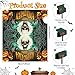 Teenyyou Halloween Mailbox Covers Magnetic Standard Size 21 x18 Fall Pumpkins Mailbox Cover Wraps Witch Ghost Black Cat Letter Post Box Cover for All Saint's Day Decor (Skull)