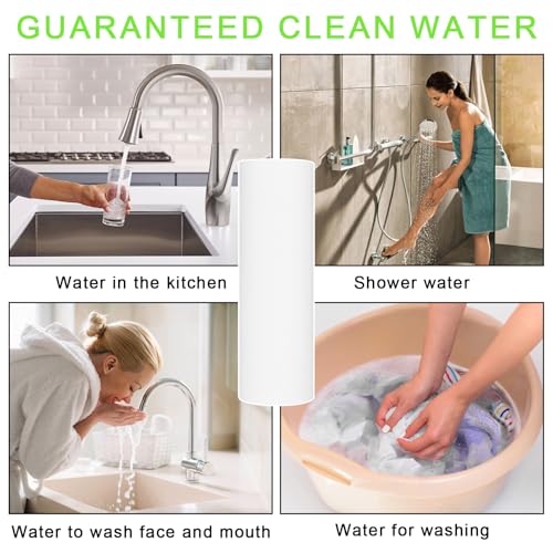 XCRPRT 2 Stück Ersatzfilter 50 µm für Grünbeck Wasserfilter FS 1, ohne Schutzglocke, Hauswasserfilter Ersatz Kerzenfilter, Kompatibel mit Grünbeck Geno Feinfilter FS 1, PP-Baumwolle